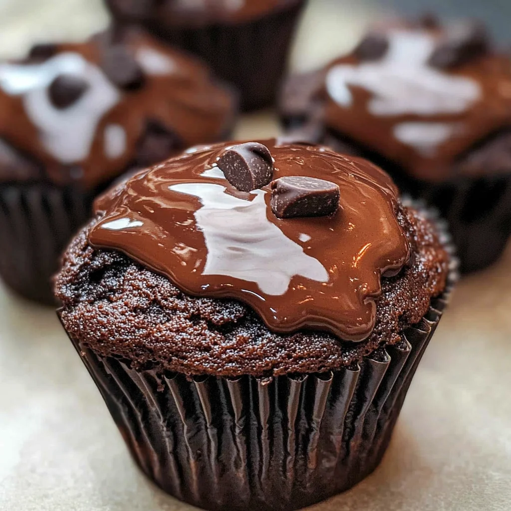 Chocolate Zucchini Cupcakes
