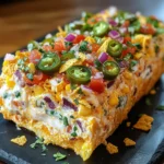 Cowboy Caviar Jalapeno Popper Cheese Log