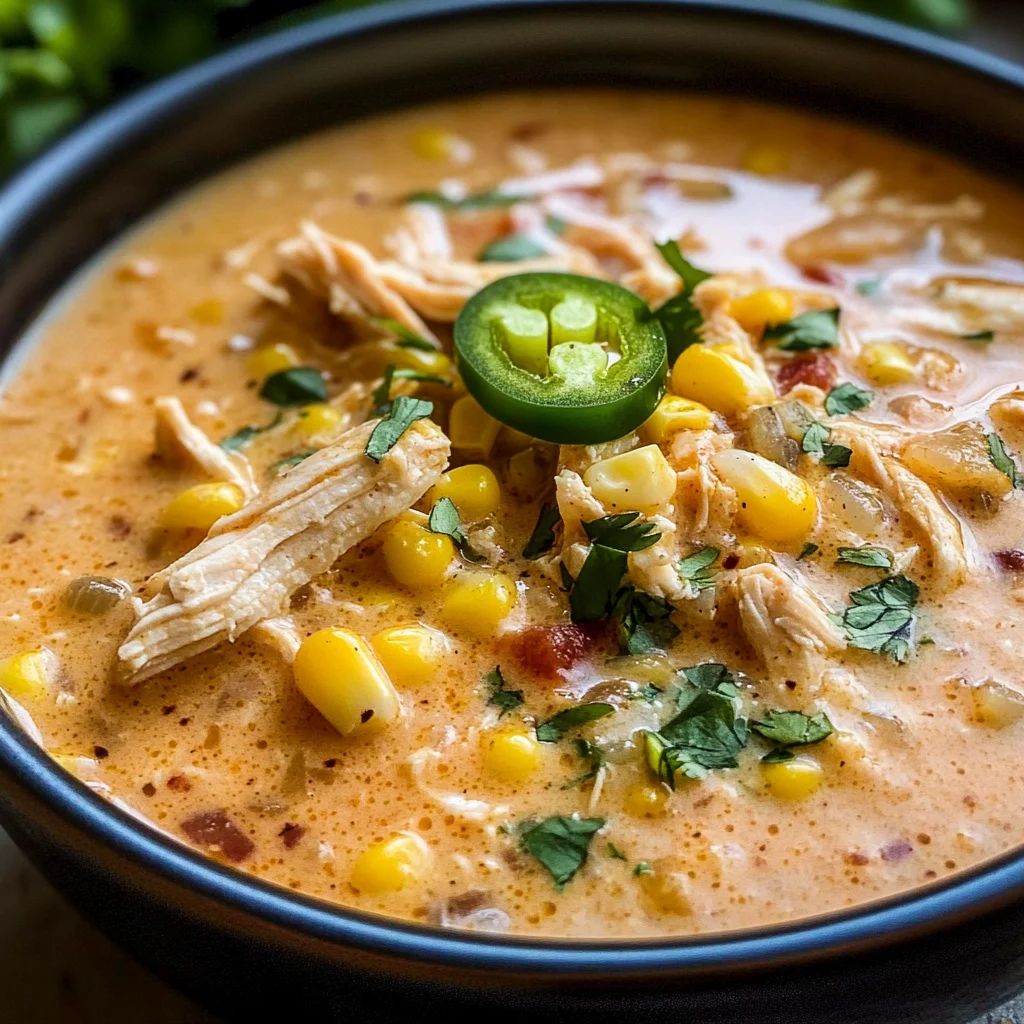 Creamy Chipotle Chicken Soup