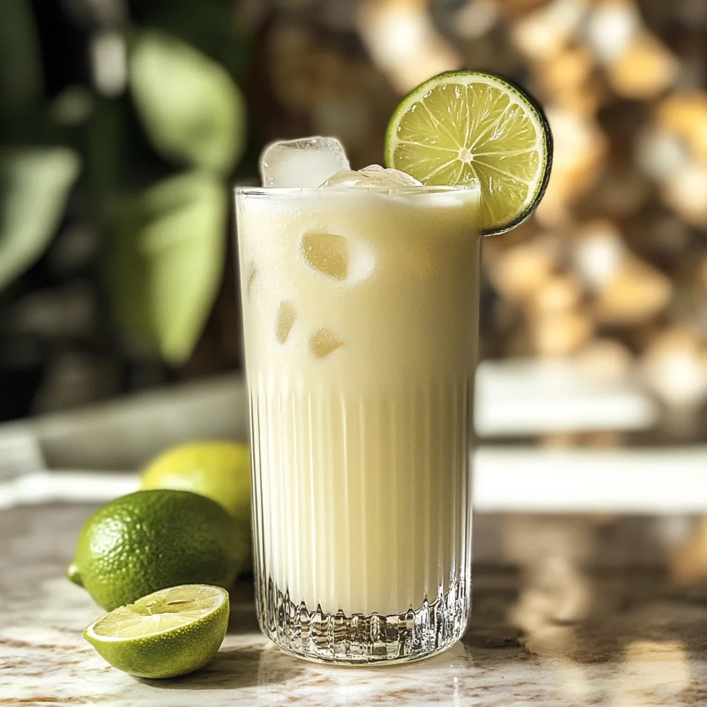 Creamy Coconut Milk Brazilian Lemonade (Limeade)