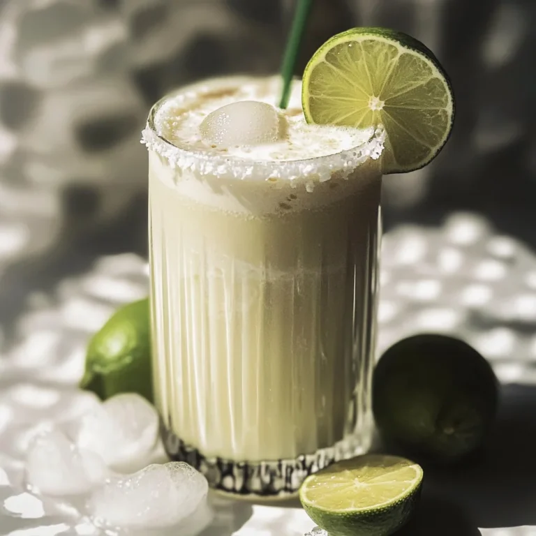 Creamy Coconut Milk Brazilian Lemonade (Limeade)