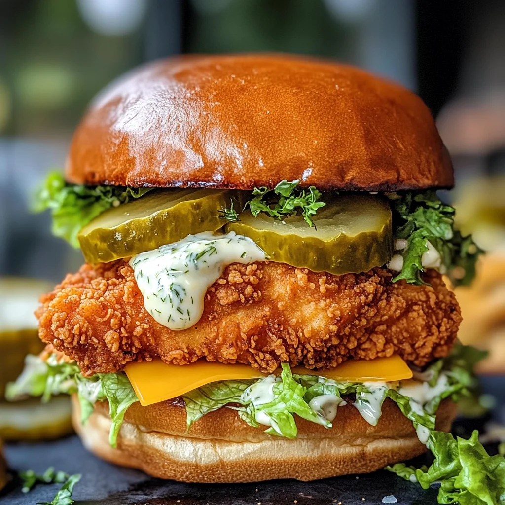 Crispy Dill Chicken Sandwich Recipe