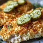 Crispy Dill Pickle Parmesan Chicken