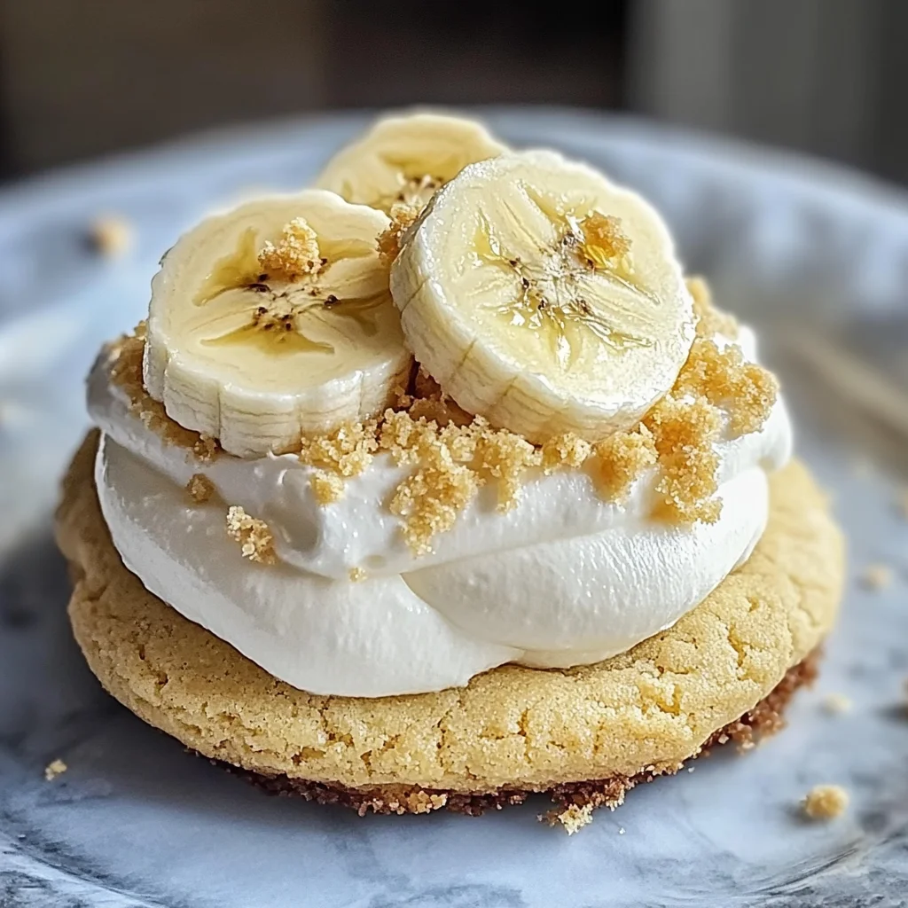 Crumbl Banana Cream Pie Cookies