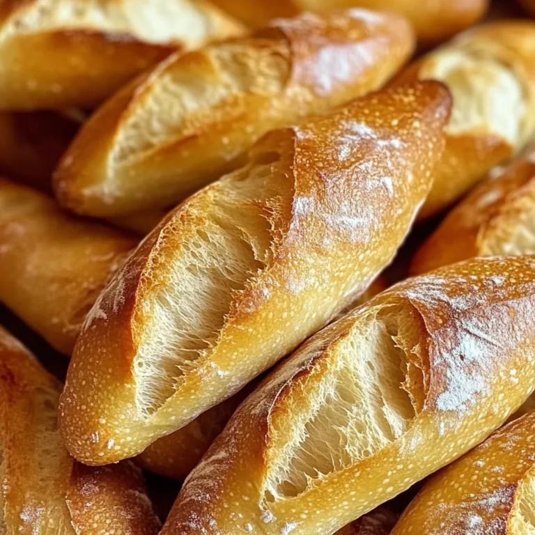 Crusty Mini Baguettes