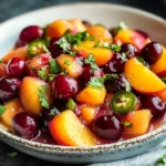 Delicious Peach Cherry Salsa