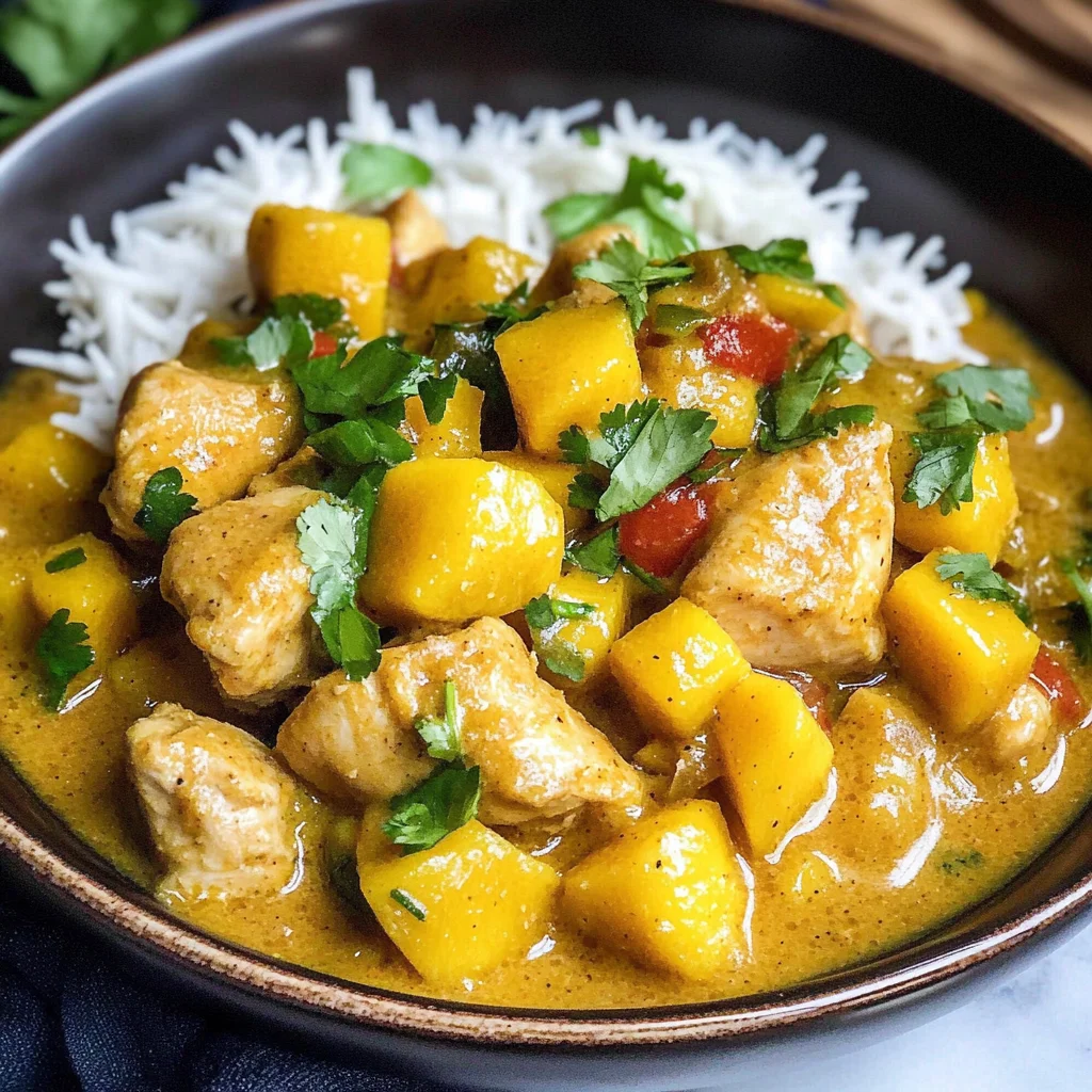 Easy Mango Chicken Curry
