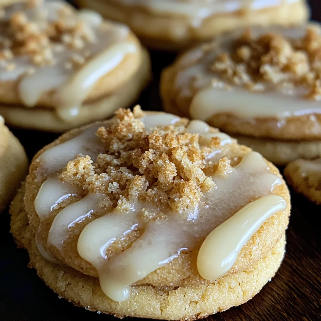 French Toast Cookies with Maple Glaze