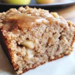 Glazed Apple Cinnamon Oatmeal Bread