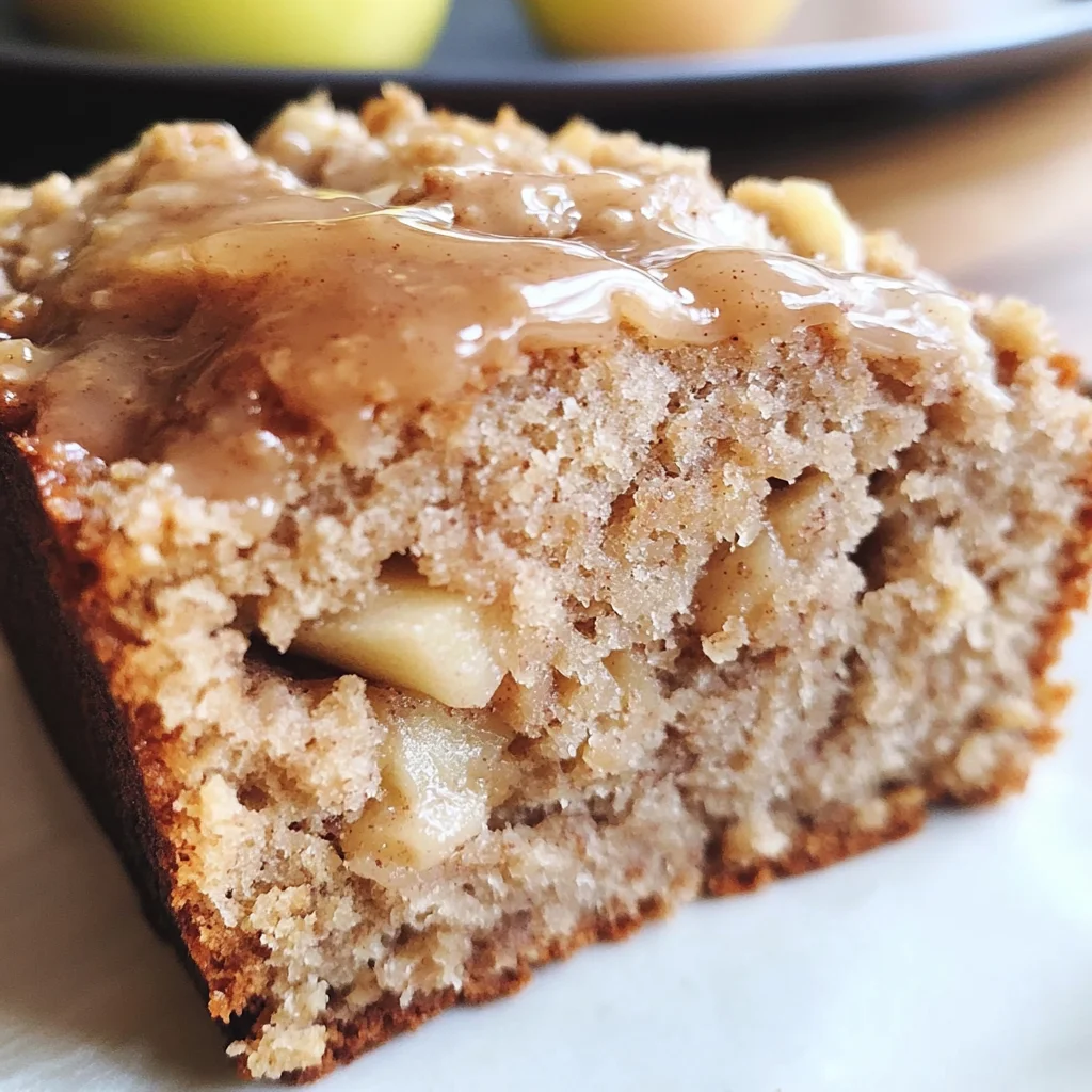 Glazed Apple Cinnamon Oatmeal Bread
