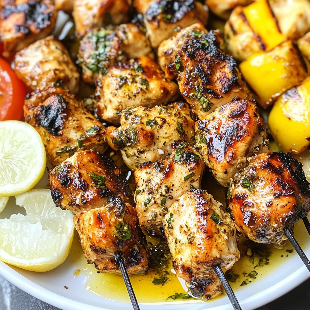 Greek Chicken Kabobs