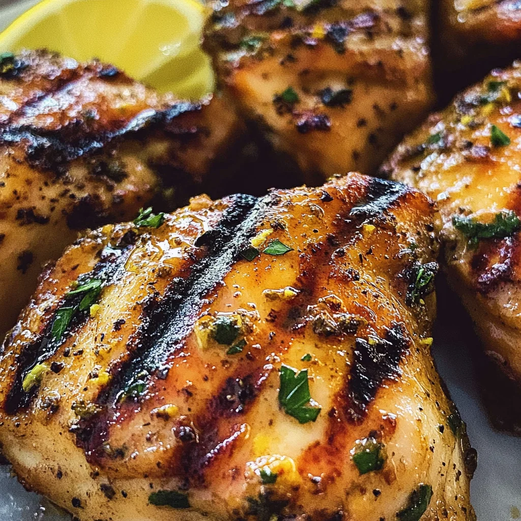 Grilled Chicken Thighs