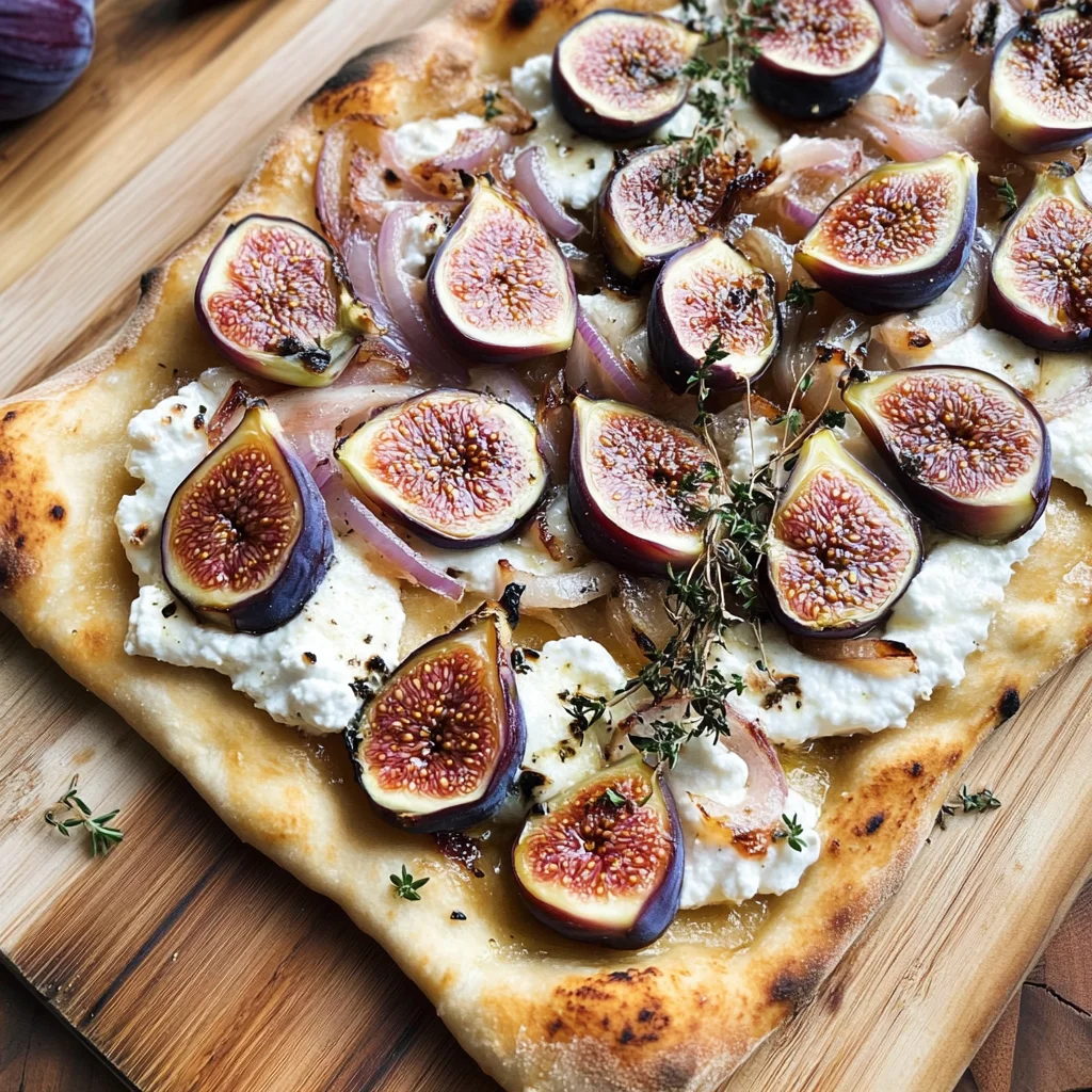 Grilled Fig and Goat Cheese Pizza Recipe