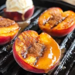 Grilled Peaches with Cinnamon and Brown Sugar