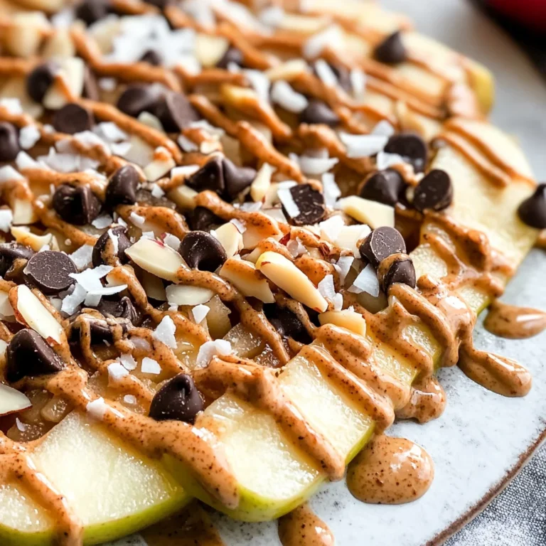 HEALTHY APPLE NACHOS RECIPE (5-MINUTE)