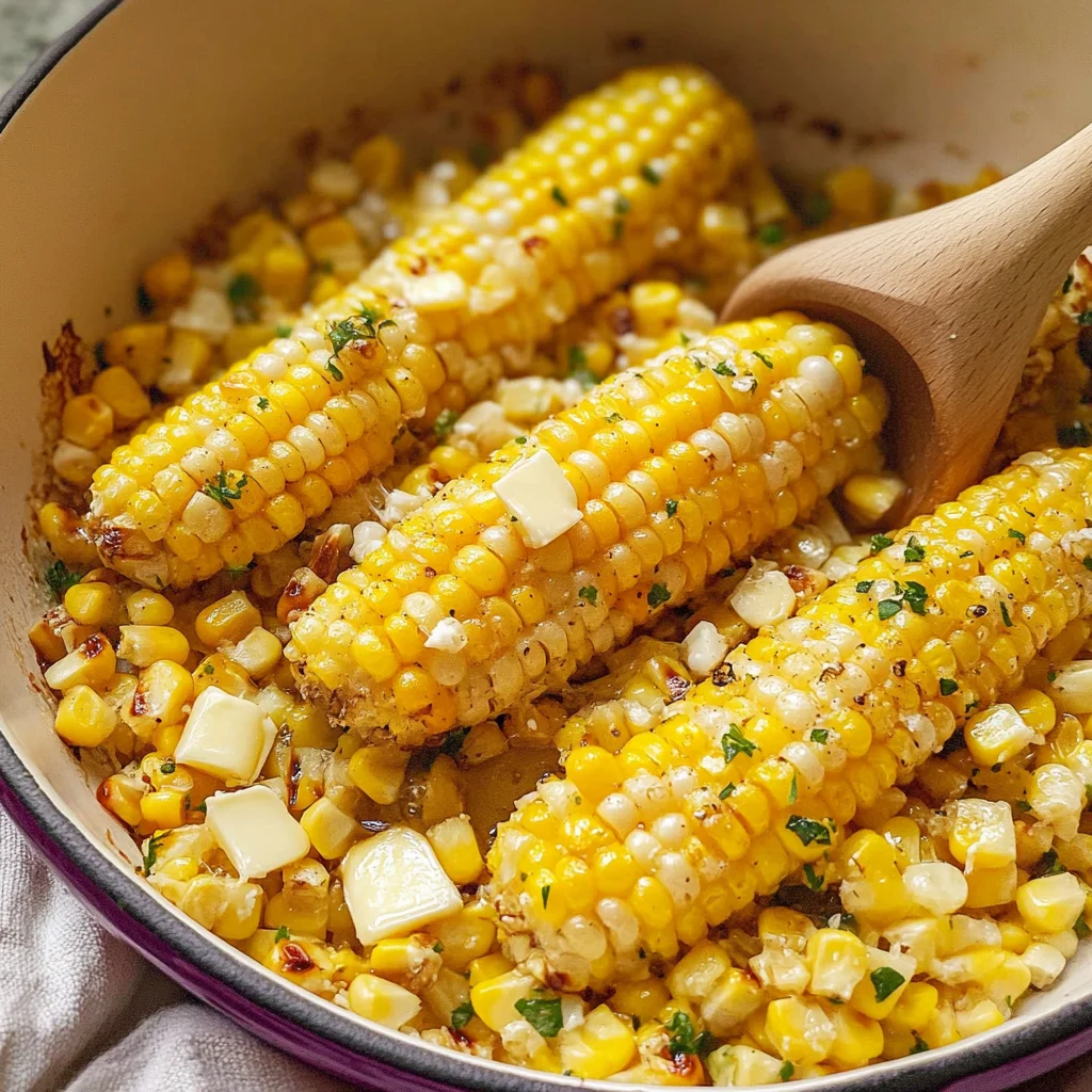 Honey Butter Oven Baked Corn