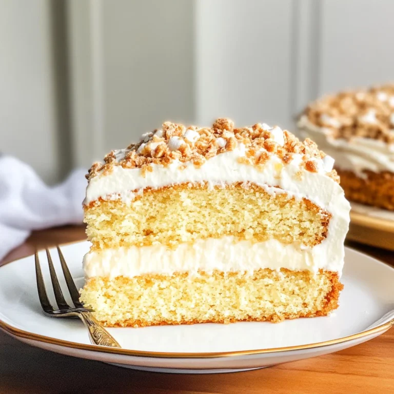 Honey Cake with Marshmallow Buttercream