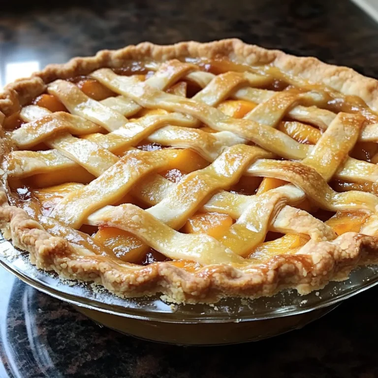 Ina Garten's Perfect Peach Pie