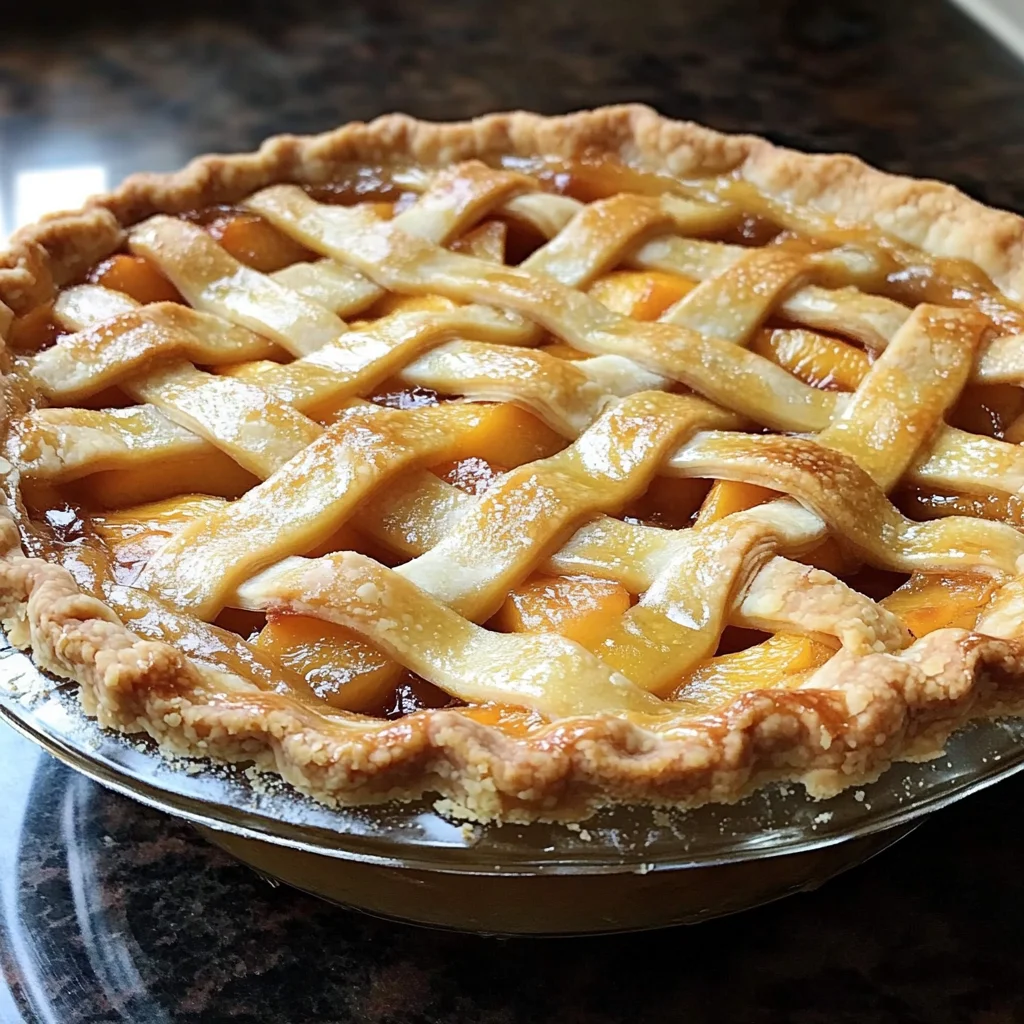Ina Garten's Perfect Peach Pie