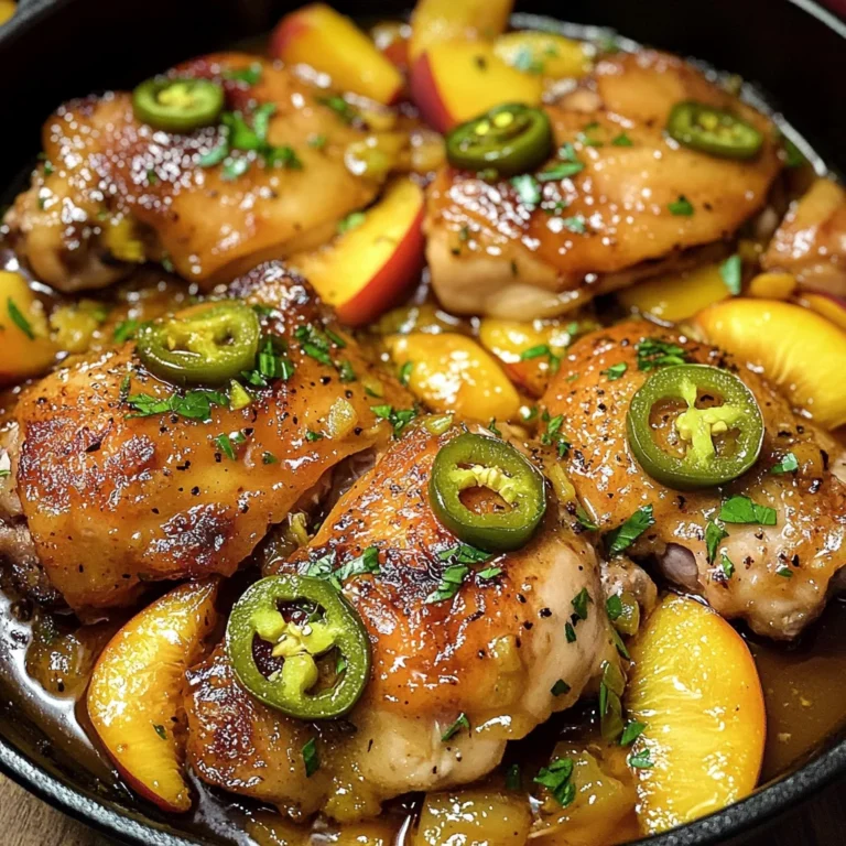 Jalapeno Peach Chicken
