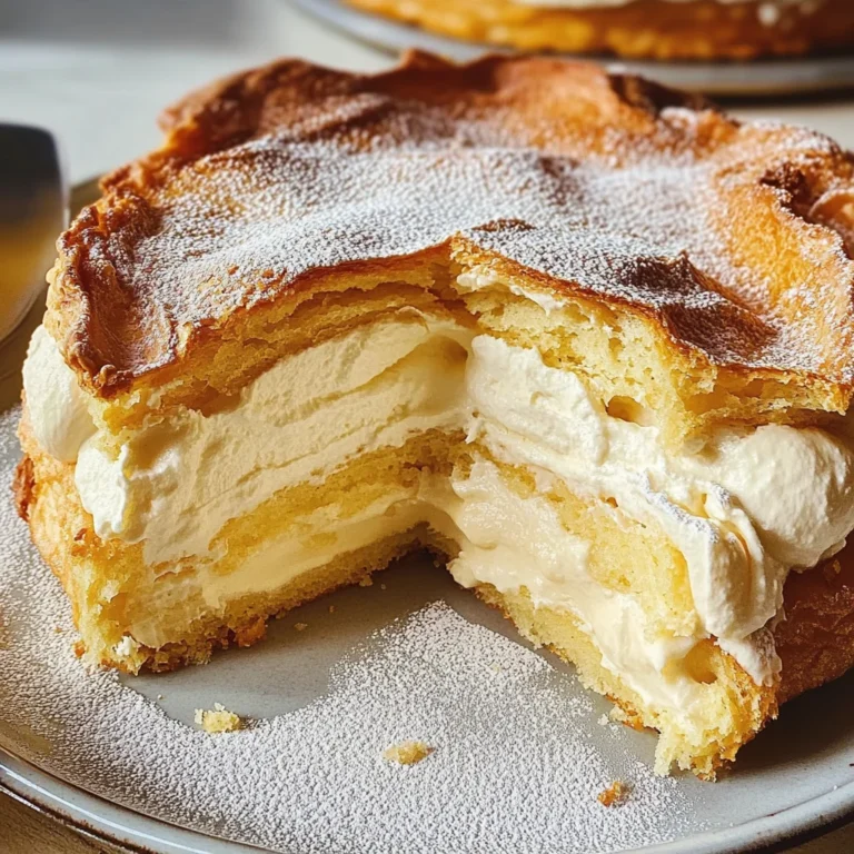Karpatka - Polish Carpathian Mountain Cream Cake
