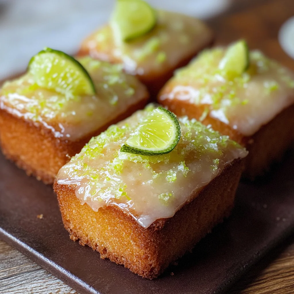 Key Lime Mini Loaf Cakes