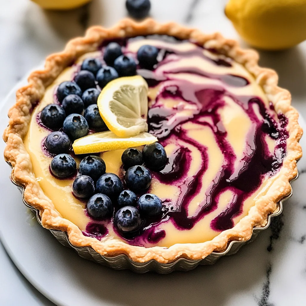 Lemon Blueberry Tart