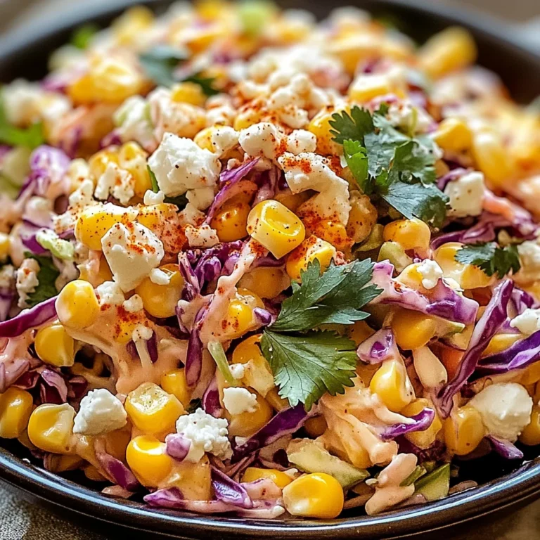 Mexican Street Corn Coleslaw