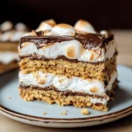 No Bake S'mores Cake