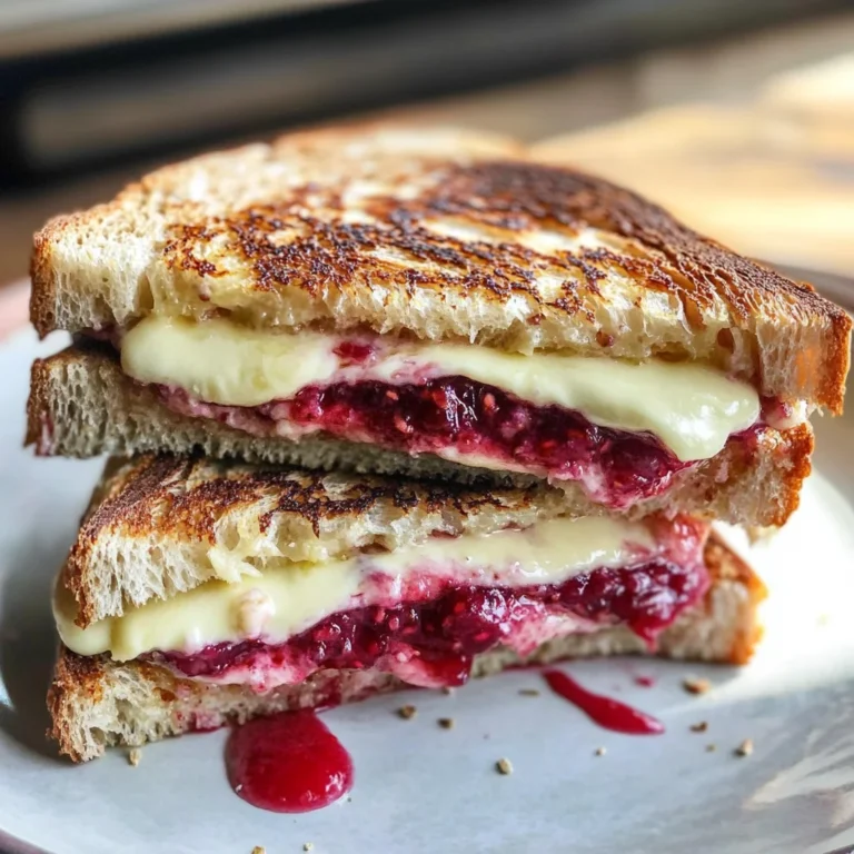 Raspberry Brie Grilled Cheese