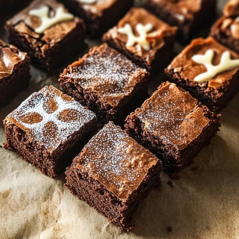 Simple Gingerbread Brownies