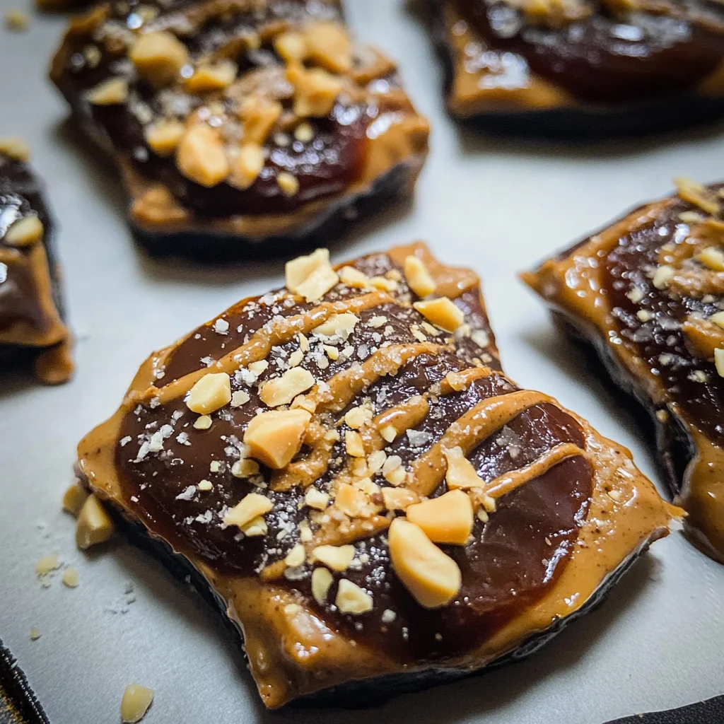 Smashed Date Snickers