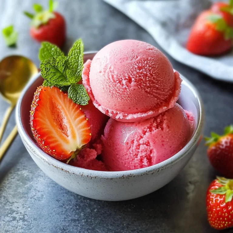 Strawberry Sorbet