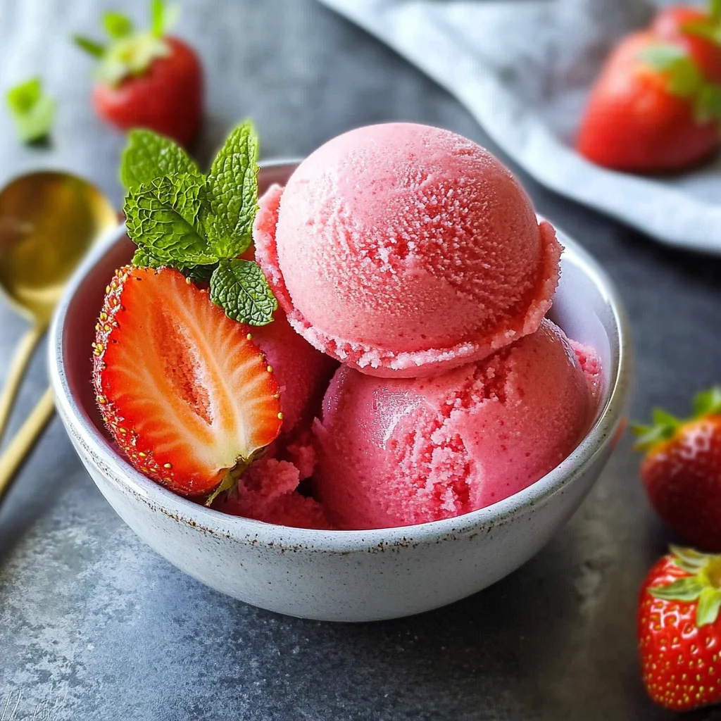 Strawberry Sorbet