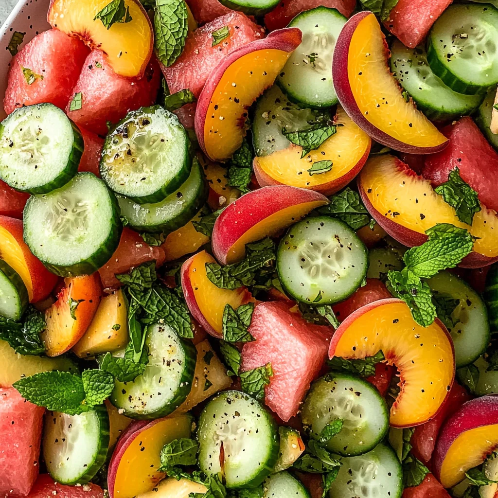 The Peach Watermelon Salad That Tastes Like Summer