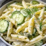 Healthy Cucumber Pasta Salad