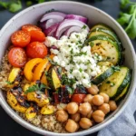 Healthy Grilled Mediterranean Bowl