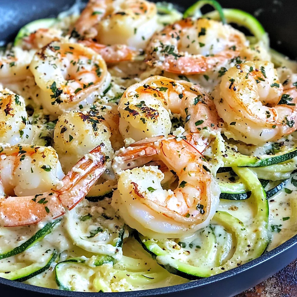 Keto Low-Carb Shrimp Alfredo